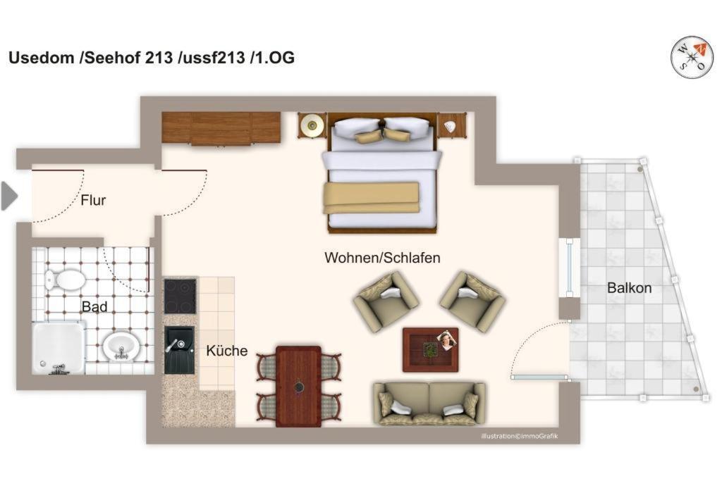 Seehof Seehof 213 Heringsdorf  Luaran gambar